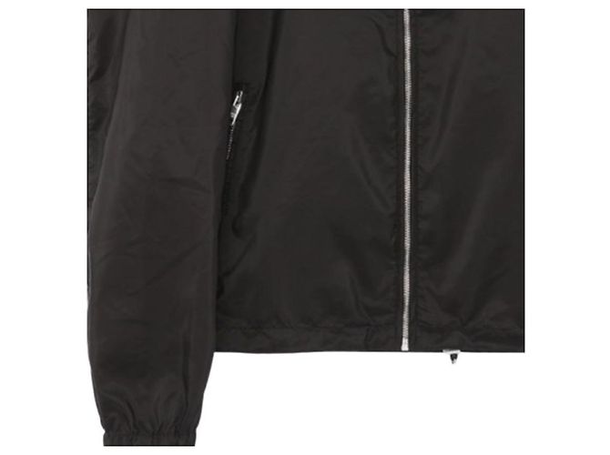 Prada Giacca a vento K-Way con cappuccio da uomo Nero - vista 8