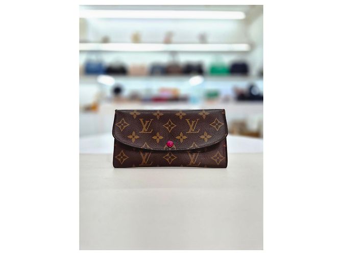 Louis Vuitton Cartera Larga para Mujer Emily Rosa Multicolor - vista 9
