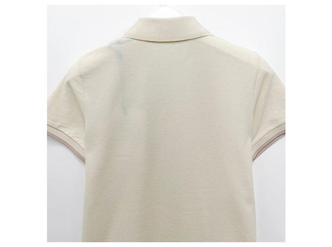 Moncler Polo de algodón piqué con logo para mujer blanco - vista 6