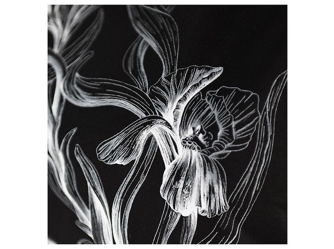Alexander Mcqueen Schwarzes T-Shirt mit Logo-Print und kurzen Ärmeln QZABT - Ansicht 4