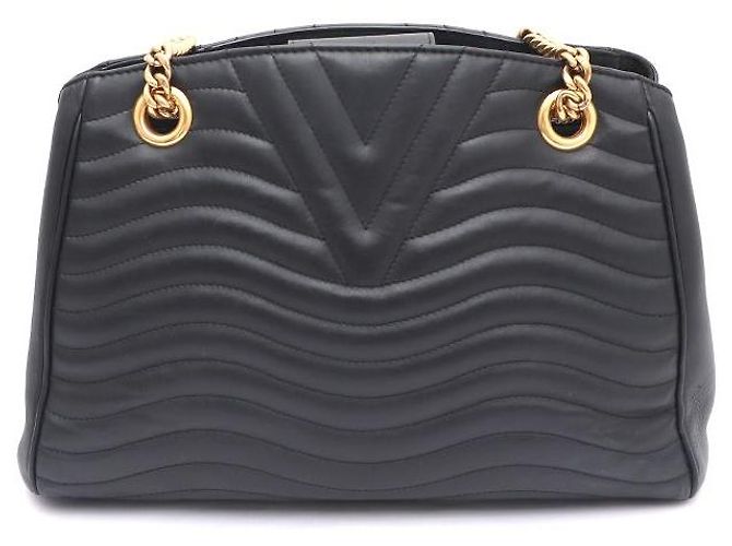 Louis Vuitton Borsa Tote e Borsa a Spalla New Wave Chain Nero - vista 3