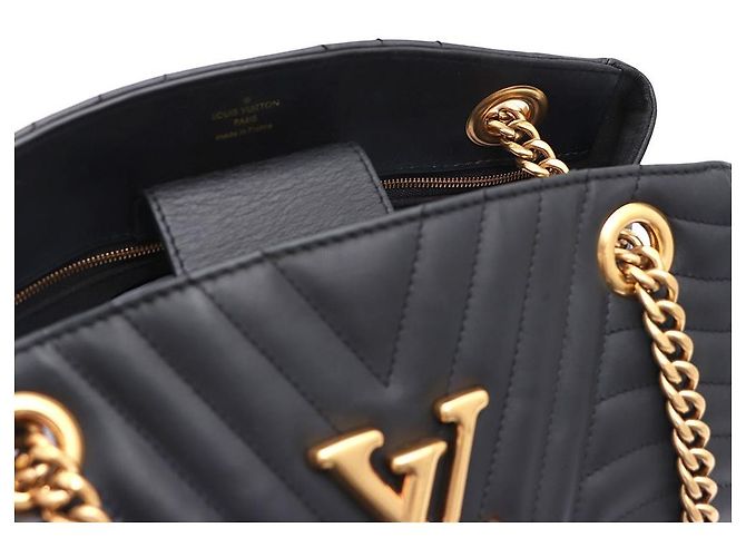 Louis Vuitton Borsa Tote e Borsa a Spalla New Wave Chain Nero - vista 8