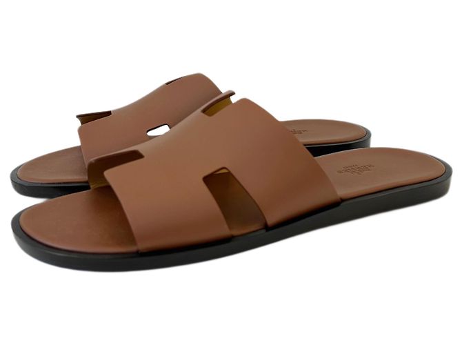 Hermès Pantofole Sandalo Ismir Oro D'oro - vista 2