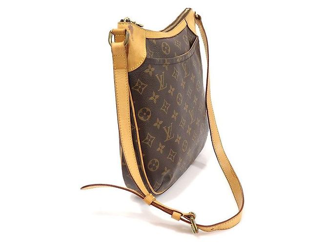 Louis Vuitton Borsa a tracolla Odeon PM in tela monogramma Marrone - vista 3