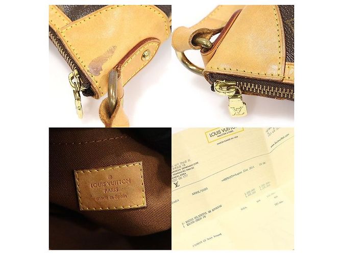 Louis Vuitton Borsa a tracolla Odeon PM in tela monogramma Marrone - vista 7