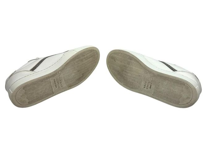 Brunello Cucinelli Sneakers basse con lacci Bianco - vista 6