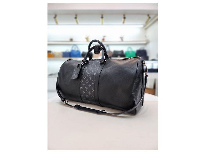 Louis Vuitton Borsa Keepall Bandoulière e Borsa a Spalla Nero - vista 12