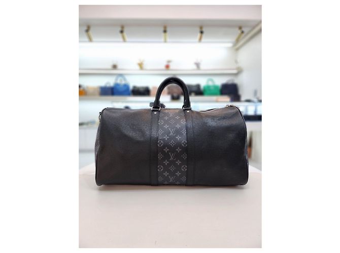 Louis Vuitton Borsa Keepall Bandoulière e Borsa a Spalla Nero - vista 14