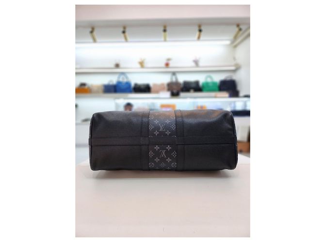 Louis Vuitton Borsa Keepall Bandoulière e Borsa a Spalla Nero - vista 7