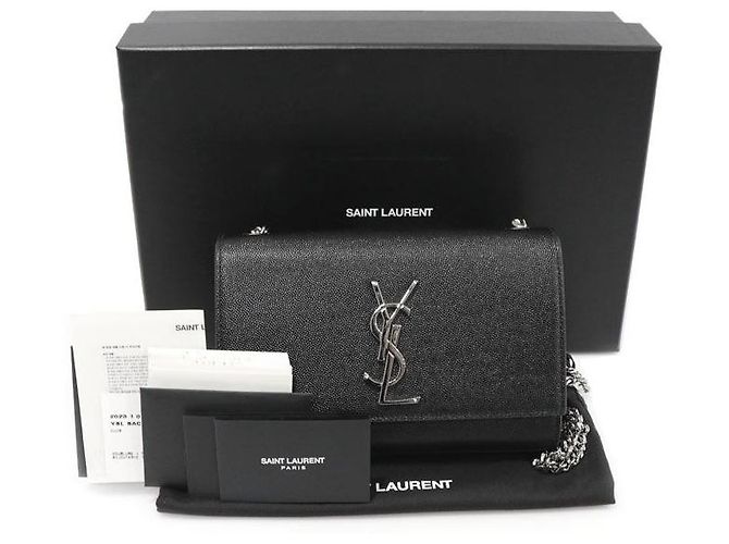 Saint Laurent Borsa a Spalla Kate Small Monogramma Classico - vista 2