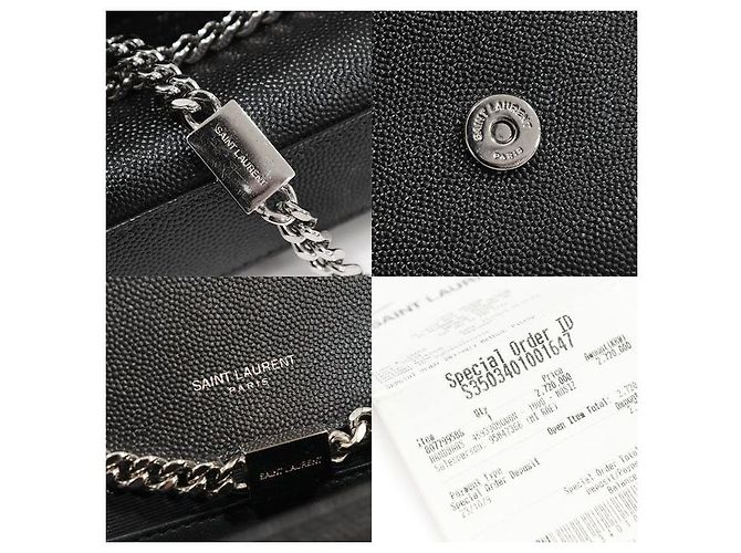 Saint Laurent Borsa a Spalla Kate Small Monogramma Classico - vista 7