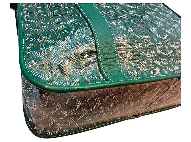 Goyard Sac fourre-tout moyen bordeaux vert - vue 6