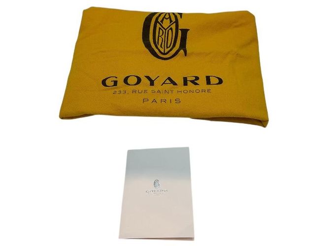 Goyard Sac fourre-tout moyen bordeaux vert - vue 9