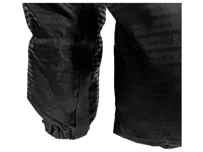 Prada Männer Mid-Länge Re-nylon Wendepufferjacke Schwarz - Ansicht 10