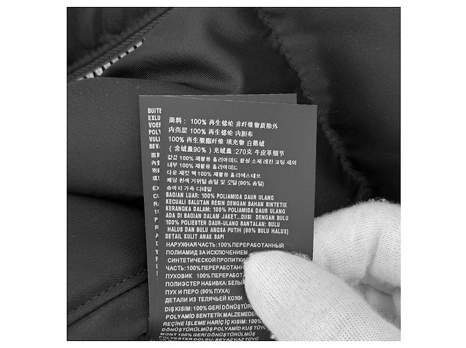 Prada Männer Mid-Länge Re-nylon Wendepufferjacke Schwarz - Ansicht 13