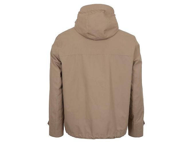 Brunello Cucinelli Giacca con cappuccio e coulisse Marrone - vista 5