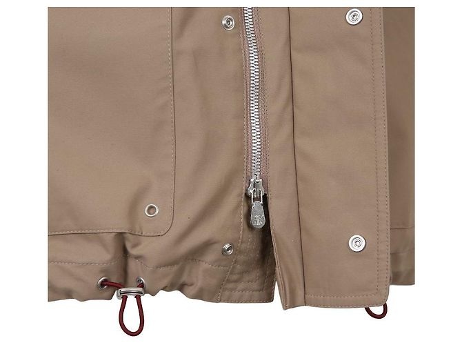 Brunello Cucinelli Giacca con cappuccio e coulisse Marrone - vista 7