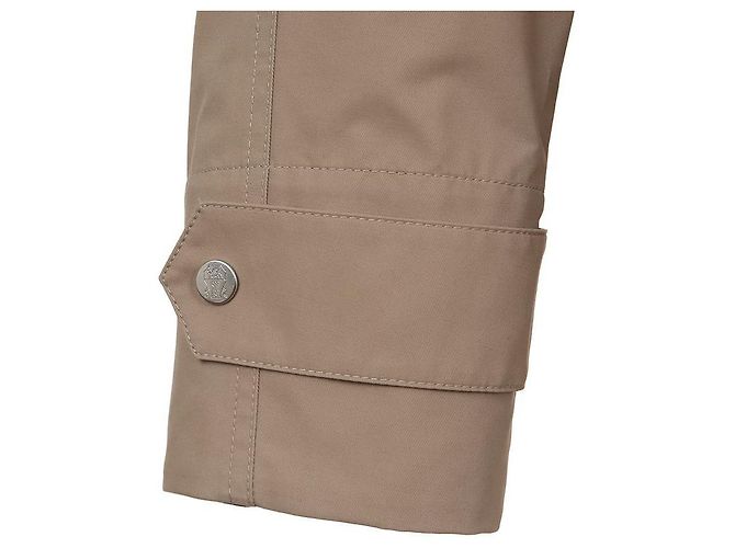 Brunello Cucinelli Giacca con cappuccio e coulisse Marrone - vista 8