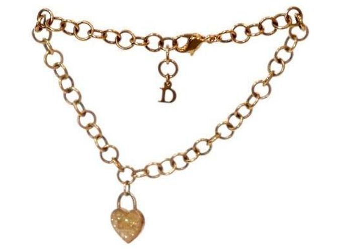 Dior Bracelet en or avec cadenas en forme de cœur - vue 3