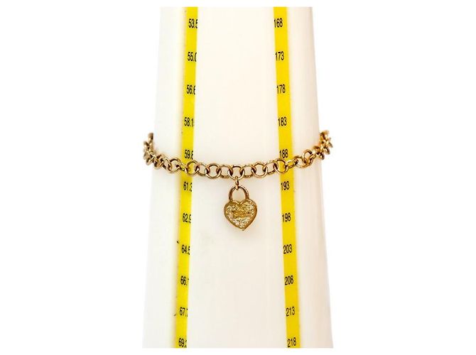 Dior Bracelet en or avec cadenas en forme de cœur - vue 5