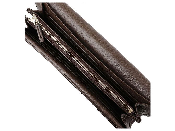 Gucci Cartera Larga Ophidia Castaño - vista 8
