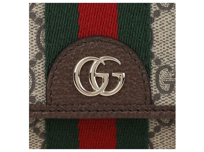 Gucci Cartera Larga Ophidia Castaño - vista 9