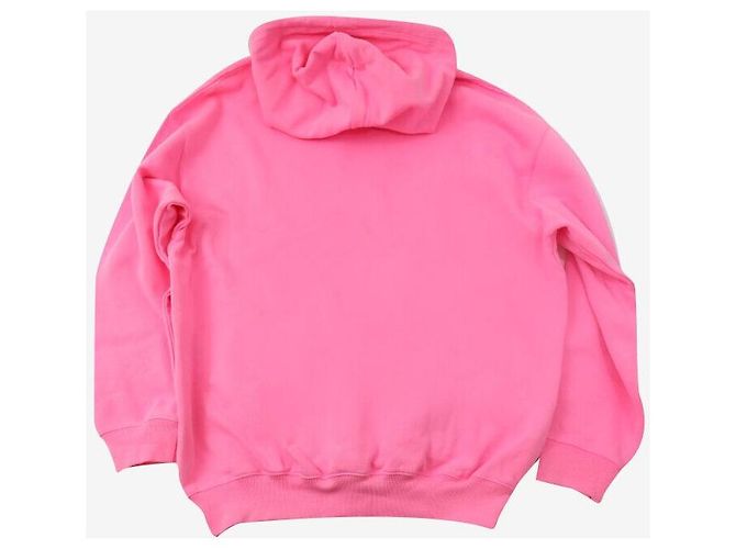 Balenciaga Felpa con cappuccio rosa - vista 2