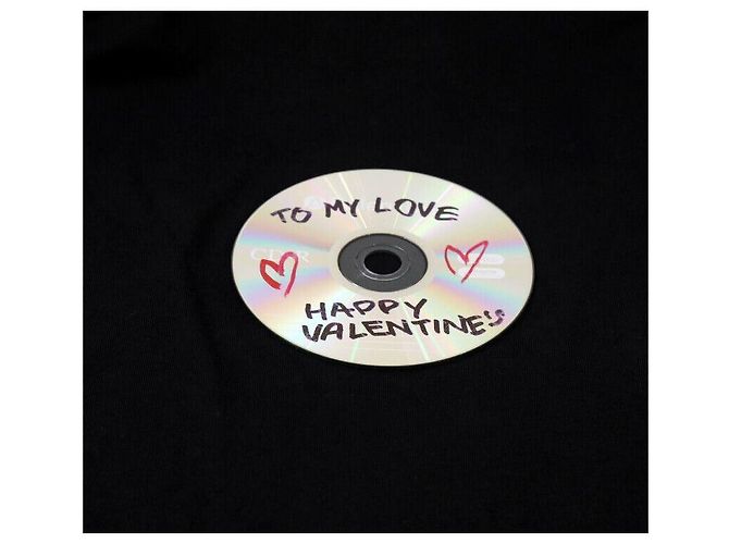 Balenciaga Kurzarm-T-Shirt Two My Love CD Schwarz XS - Ansicht 5