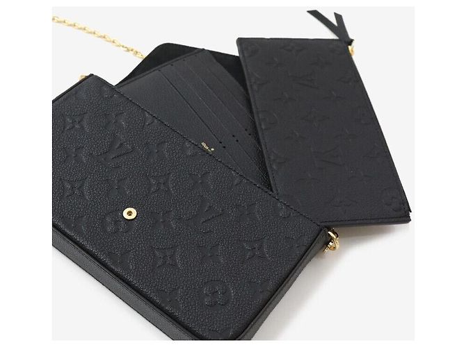 Louis Vuitton Pochette Felice Monogram Empreinte Nera a Spalla - vista 6