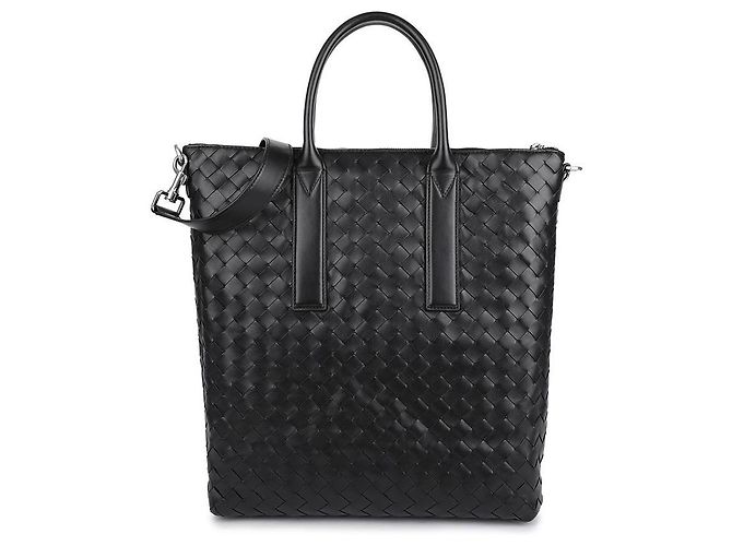 Bottega Veneta Grande Borsa Tote in Pelle Intrecciato - vista 3