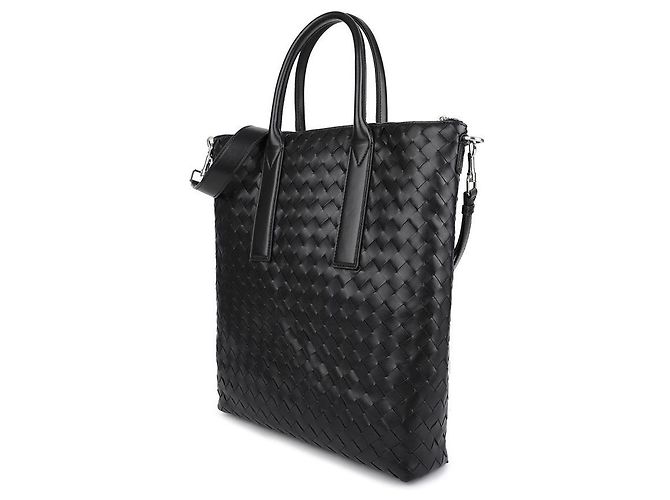 Bottega Veneta Grande Borsa Tote in Pelle Intrecciato - vista 4