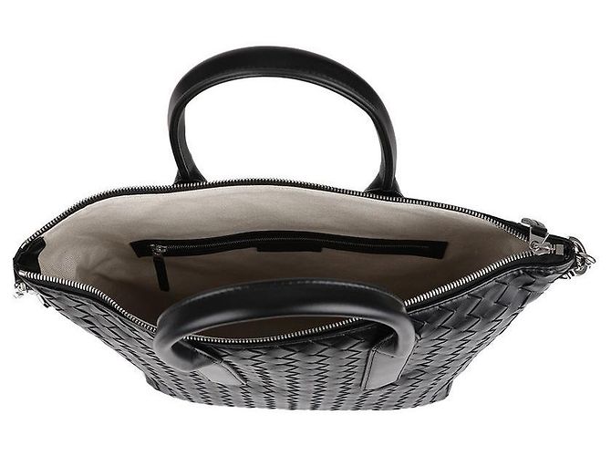 Bottega Veneta Grande Borsa Tote in Pelle Intrecciato - vista 7
