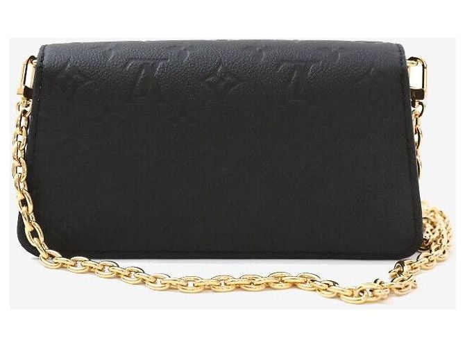 Louis Vuitton Borsa a tracolla Monogram Empreinte Nera Nero - vista 3