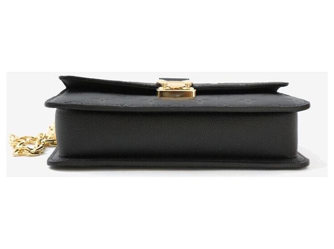 Louis Vuitton Borsa a tracolla Monogram Empreinte Nera Nero - vista 4