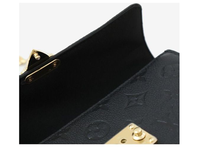 Louis Vuitton Borsa a tracolla Monogram Empreinte Nera Nero - vista 5