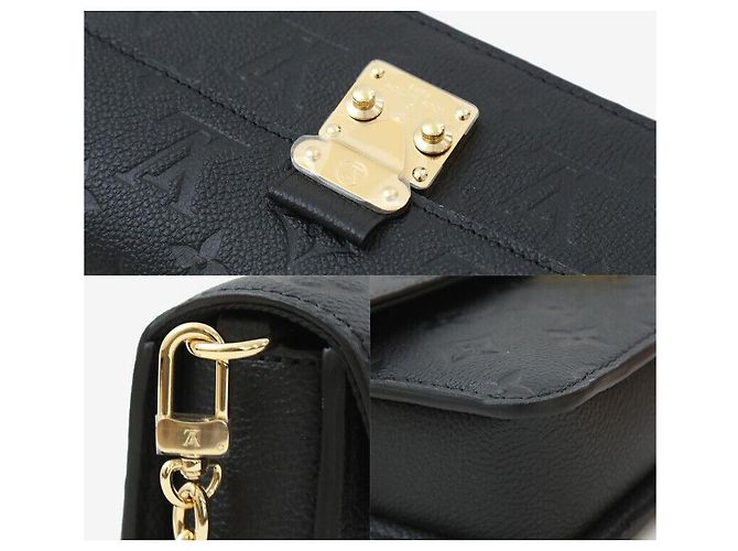 Louis Vuitton Borsa a tracolla Monogram Empreinte Nera Nero - vista 7