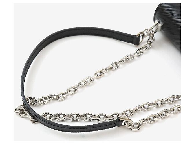 Louis Vuitton Borsa a Spalla Crossbody Twist Little Epi Nera Nero - vista 5