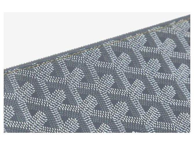 Goyard Clutch Senat MM Grey Marrone - vista 7