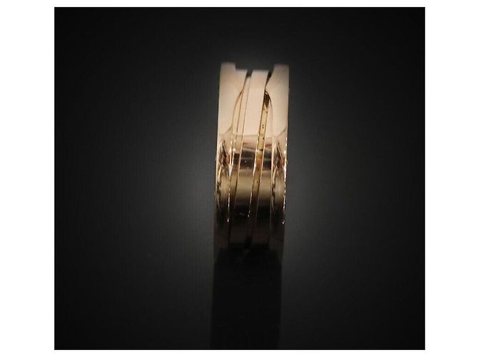 Bulgari Anello Bianco in Oro Rosa - vista 3