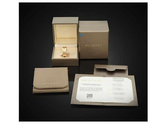 Bulgari Anello Bianco in Oro Rosa - vista 7