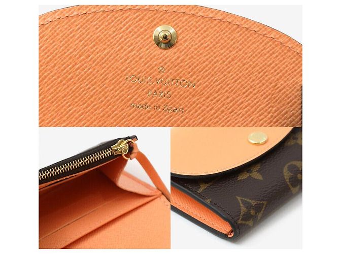 Louis Vuitton Rosalie Münzbörse Monogram Aprikose Kartenhalter - Ansicht 7