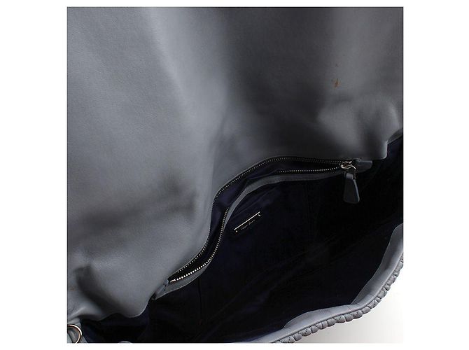 Miu Miu Große graue Stepp-Clutch Braun - Ansicht 5