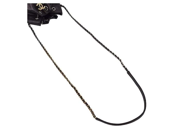 Chanel Borsa Gabrielle Pearl Nero - vista 5