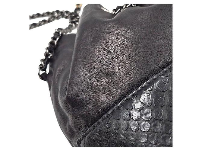 Chanel Borsa Gabrielle Pearl Nero - vista 8