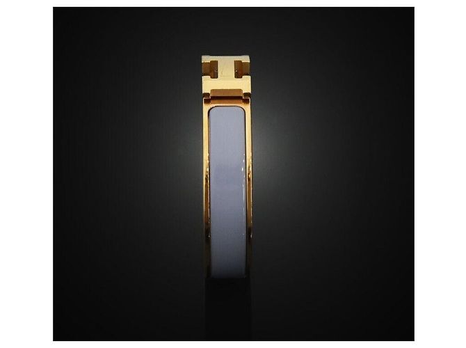 Hermès Clicca Asha PM Placcato Oro Verde Macadam - vista 3