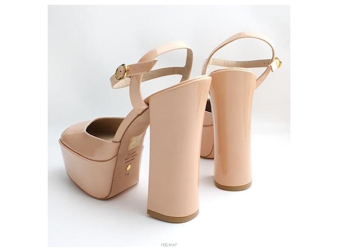 Stuart Weitzman Scarpe con zeppa Marrone - vista 4