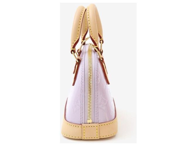 Louis Vuitton Borsa a tracolla Nano Alma Vernis Monogramma Lilla Porpora - vista 2