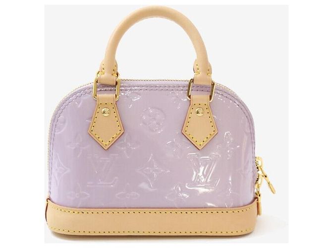 Louis Vuitton Borsa a tracolla Nano Alma Vernis Monogramma Lilla Porpora - vista 3