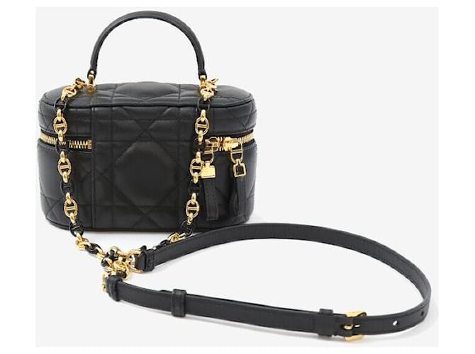 Dior Mini borsa a tracolla con hardware dorato Nero - vista 3
