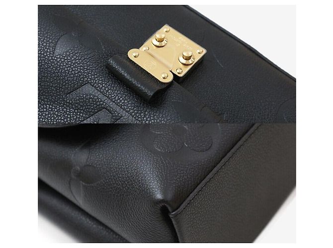Louis Vuitton Borsa a tracolla Madeleine MM Monogram Empreinte Nera Nero - vista 7